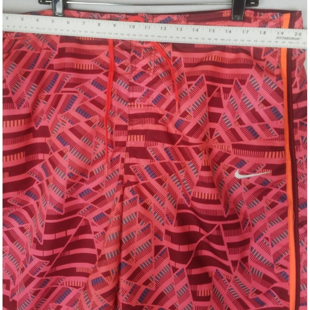 Nike Swimming Shorts Mens SZ XL Pink Red Orange - Picture 4 of 12